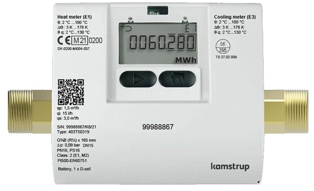 Hlavný náhľad – MULTICAL® 403